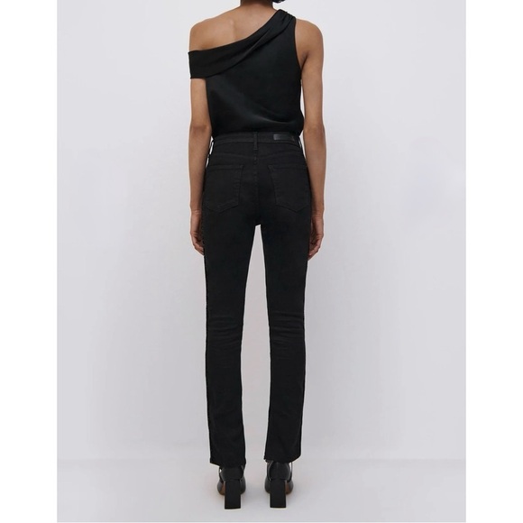 Jonathan Simkhai - Black Embellished Split Hem Jeans - Picture 5 of 9